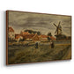 The Potato Harvest, c. 1875 - Floater Framed Canvas Print