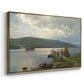 The Jetty at Feste near Moss, 1898 - Floater Framed Canvas Print