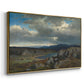 Norwegian Highlands, 1857 - Floater Framed Canvas Print