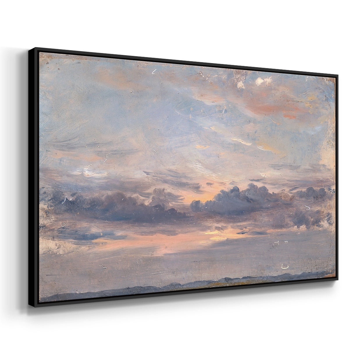A Cloud Study, Sunset, c. 1821-1822 - Floater Framed Canvas Print