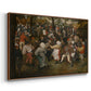 The Wedding Dance, c. 1566 - Floater Framed Canvas Print