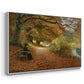 A Wooded Path in Autumn, 1902 - Floater Framed Canvas Print