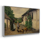 Visit to Grandmother, 1914 - Floater Framed Canvas Print