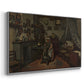 Interior, c. 1865-1870 - Floater Framed Canvas Print
