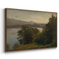 View of the Mondsee, 1870 - Floater Framed Canvas Print