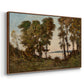 The Banks of the Allier, 1894 - Floater Framed Canvas Print