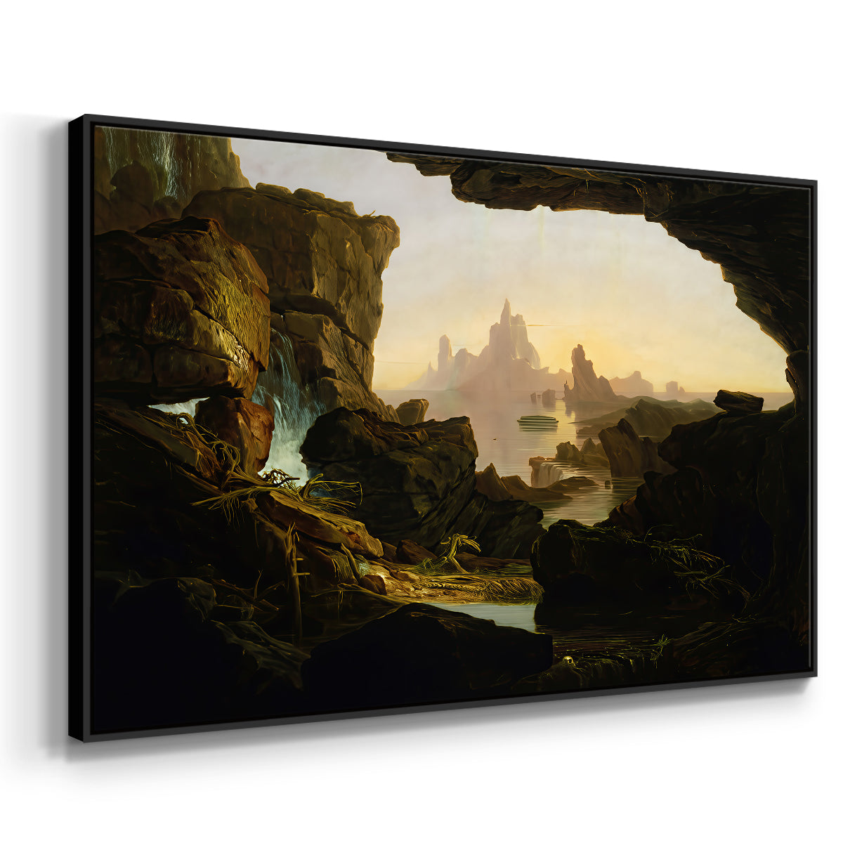 The Subsiding of the Waters of the Deluge, 1829 - Floater Framed Canvas Print