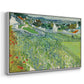 Vineyards at Auvers, 1890 - Floater Framed Canvas Print