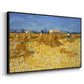 Wheat Field with Sheaves (Harvest in Provence), 1888 - Floater Framed Canvas Print