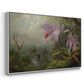 Two Sun Angel Hummingbirds on a Branch, c. 1890-1904 - Floater Framed Canvas Print