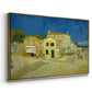 The Yellow House (The Street), 1888 - Floater Framed Canvas Print