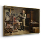 The Plate Printer, 1875 - Floater Framed Canvas Print