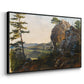 Landscape with the Balbersteine near Miesenbach, 1839 - Floater Framed Canvas Print