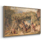 Figures and Animals in a Vineyard, c. 1829 - Floater Framed Canvas Print