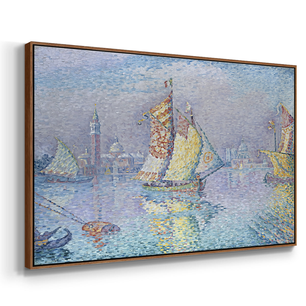 Venice, the Yellow Sail, 1904 - Floater Framed Canvas Print