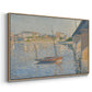 Le Clipper, Asnières, 1887 - Floater Framed Canvas Print