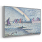 Entrance to the Port of Honfleur, 1899 - Floater Framed Canvas Print