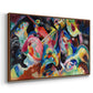Improvisation. Deluge, 1913 - Floater Framed Canvas Print
