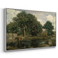 Forest of Fontainebleau, 1846 - Floater Framed Canvas Print