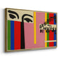 Design for Cover of Exhibition Catalogue, 1951 - Floater Framed Canvas Print