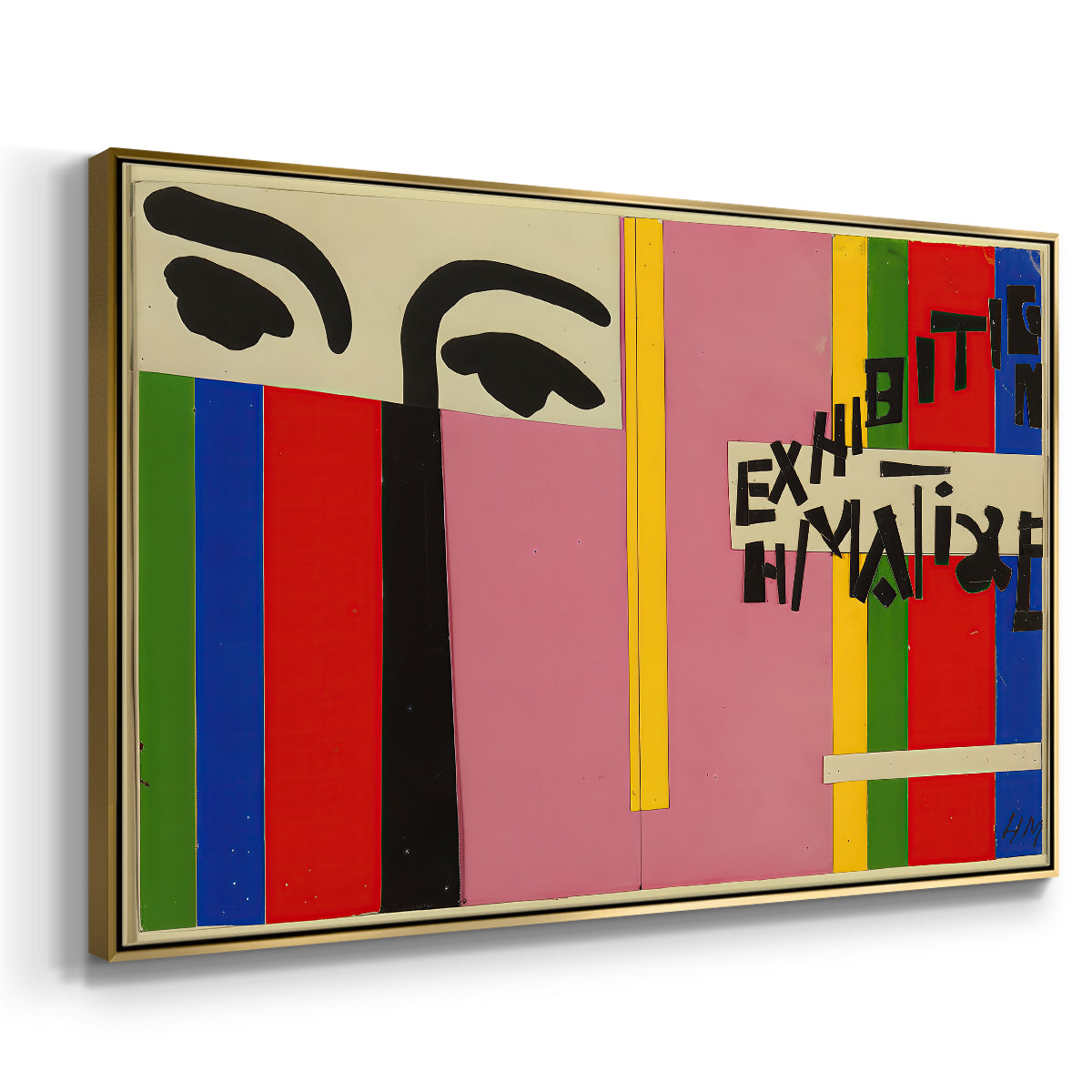 Design for Cover of Exhibition Catalogue, 1951 - Floater Framed Canvas Print