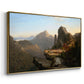 Scene from “The Last of the Mohicans”, 1827 - Floater Framed Canvas Print