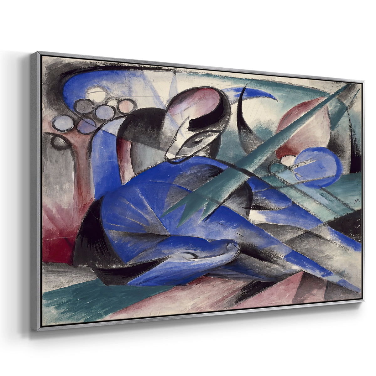 Dreaming Horse, 1913 - Floater Framed Canvas Print