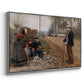 People by a Road, 1893 - Floater Framed Canvas Print