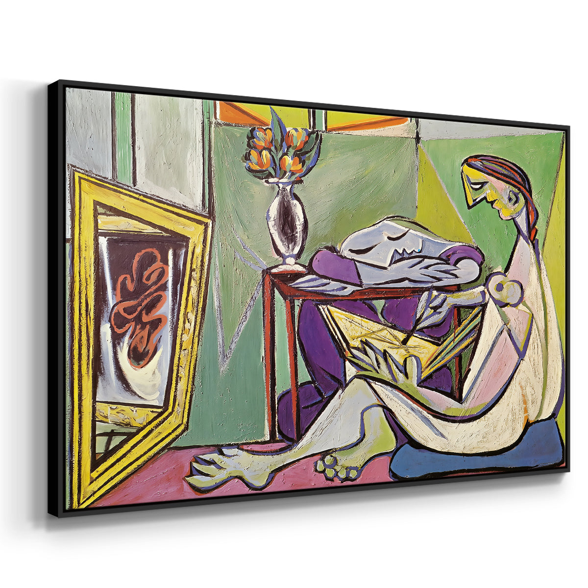 The Muse, 1935 - Floater Framed Canvas Print