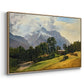 Mountains in Berchtesgaden - Floater Framed Canvas Print