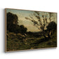Morning in the Nievre, 1877 - Floater Framed Canvas Print