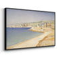 The Jetty at Cassis, Opus 198, 1889 - Floater Framed Canvas Print
