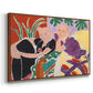The Conversation, 1938 - Floater Framed Canvas Print