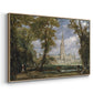 Salisbury Cathedral from the Bishop's Grounds, c. 1825 - Floater Framed Canvas Print