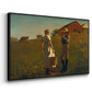 A Temperance Meeting, 1874 - Floater Framed Canvas Print