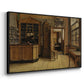 The Old Inn 'Het Loodshuis' in Antwerp, 1877 - Floater Framed Canvas Print