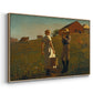 A Temperance Meeting, 1874 - Floater Framed Canvas Print