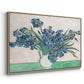Irises, 1890 - Floater Framed Canvas Print