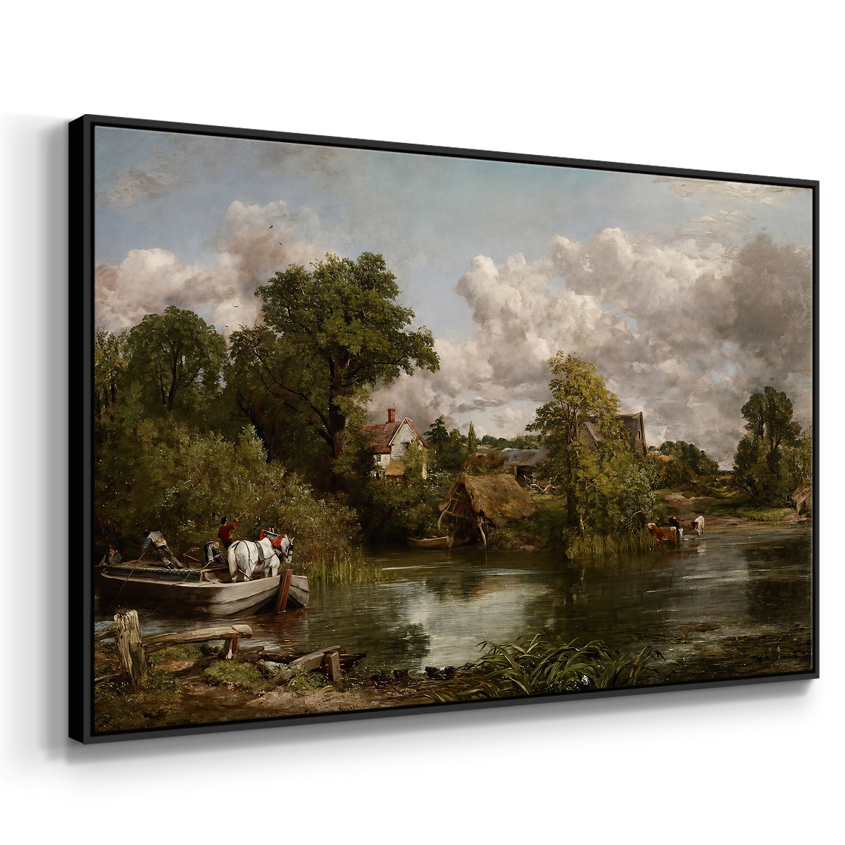 The White Horse, 1819 - Floater Framed Canvas Print