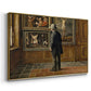 The Picture Lover, 1884 - Floater Framed Canvas Print