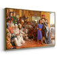 The Finding of the Saviour in the Temple, 1854-1860 - Floater Framed Canvas Print