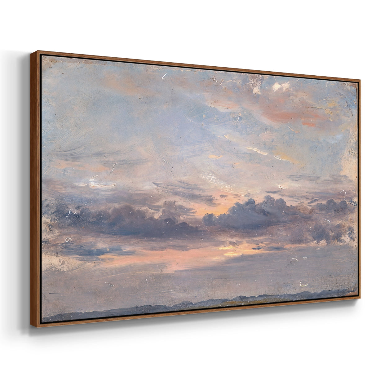 A Cloud Study, Sunset, c. 1821-1822 - Floater Framed Canvas Print