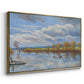 The Banks of the River Seine, 1893 - Floater Framed Canvas Print