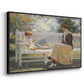 Eleanor and Benny, 1916 - Floater Framed Canvas Print
