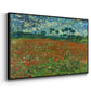 Field with Poppies, 1889 - Floater Framed Canvas Print