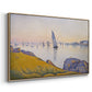 Evening Calm, Concarneau, Opus 220, 1891 - Floater Framed Canvas Print