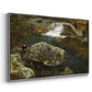 By the Mill Pond (En Mølledam), 1850 - Floater Framed Canvas Print