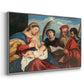 Mary and Child with Saints Stephen, Jerome and Maurice, c. 1510 - Floater Framed Canvas Print
