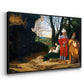 The Three Philosophers, c. 1508-1509 - Floater Framed Canvas Print