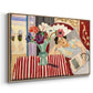 Woman with Anemones (Femme et anémones), c. 1920-1921 - Floater Framed Canvas Print